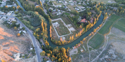 Vista aérea de la Ciudad de Gaiman